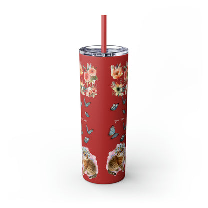 Together We Rise Skinny Tumbler with Straw, 20oz