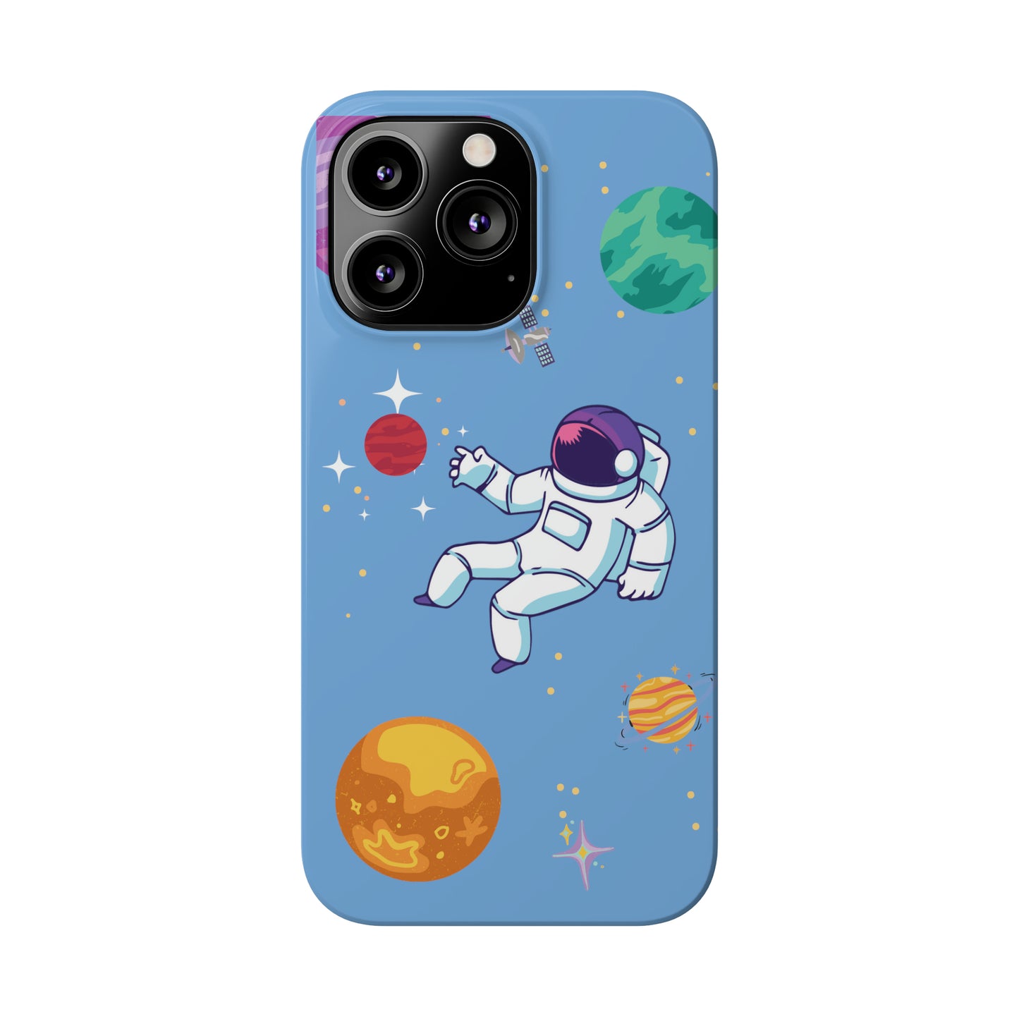 Astronaut Slim iPhone Cases - Stylish Protection for iPhone 11, 12, 13, 14, 15