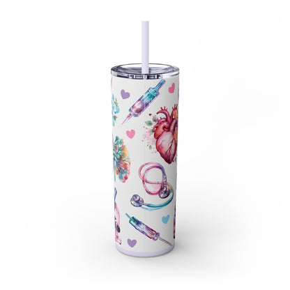 Nurse Tumbler - Personalized Skinny Tumbler for Healthcare Heroes