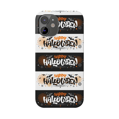 Embrace the spooky season with the Happy Halloween iPhone Case