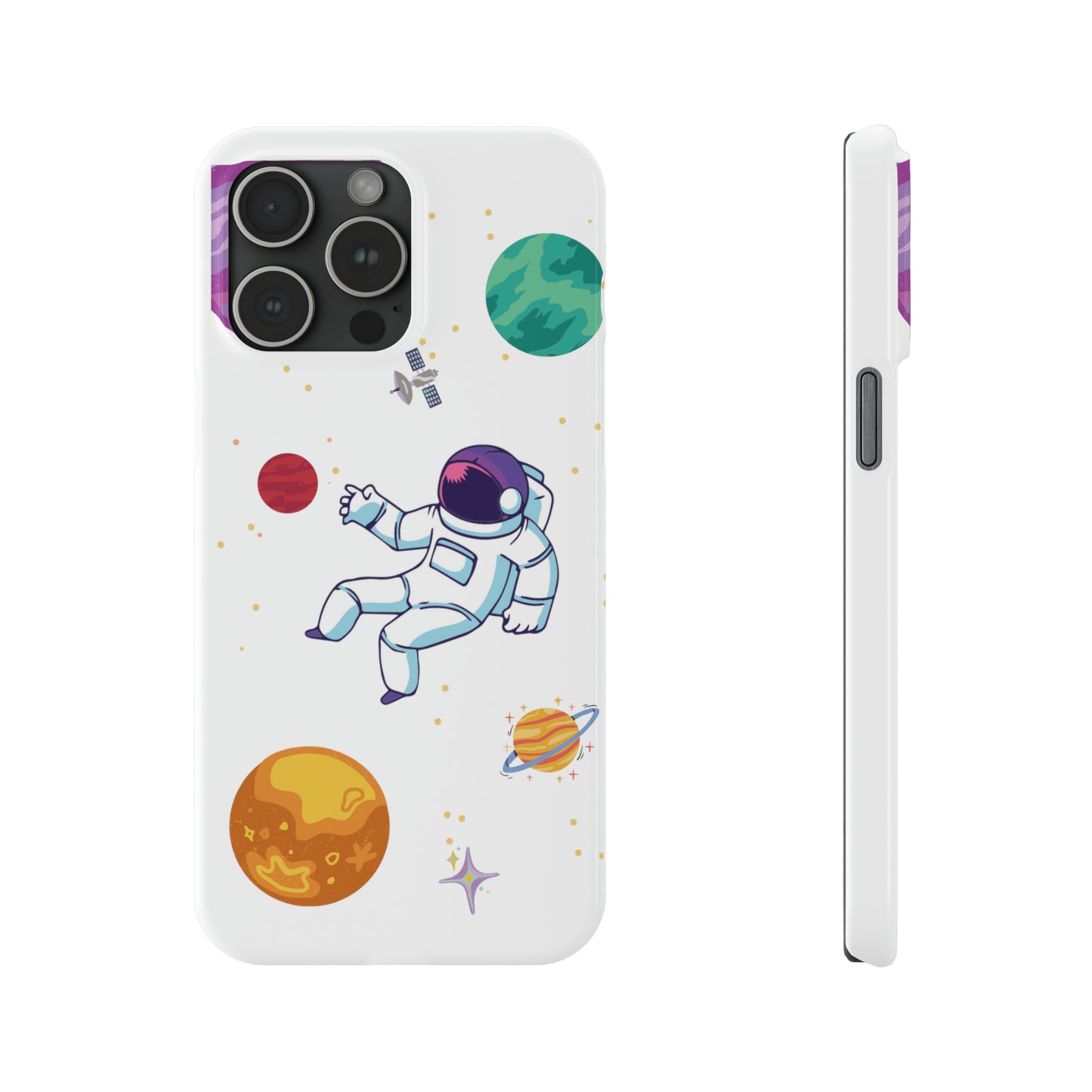 Astronaut Slim iPhone Cases - Elevate Your Device with Cosmic Style