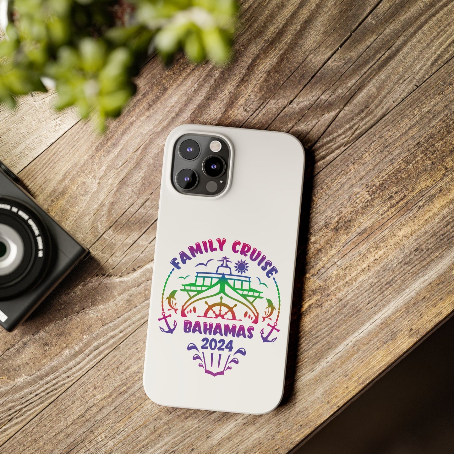 Family Cruise Bahamas iPhone Case With High Detail Design