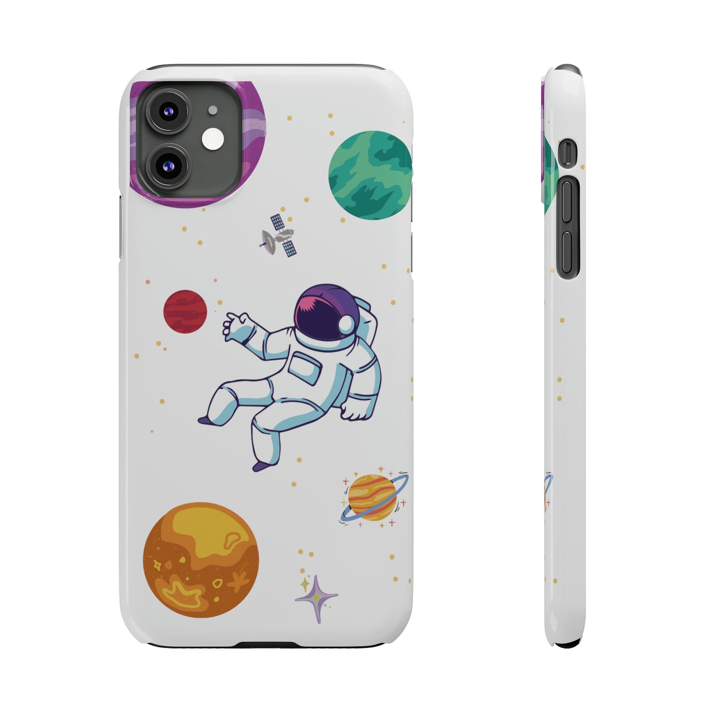 Astronaut Slim iPhone Cases - Elevate Your Device with Cosmic Style