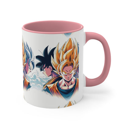 Goku Coffee Mug Accent Coffee Mug, 11oz - Power-Up Your Sips!