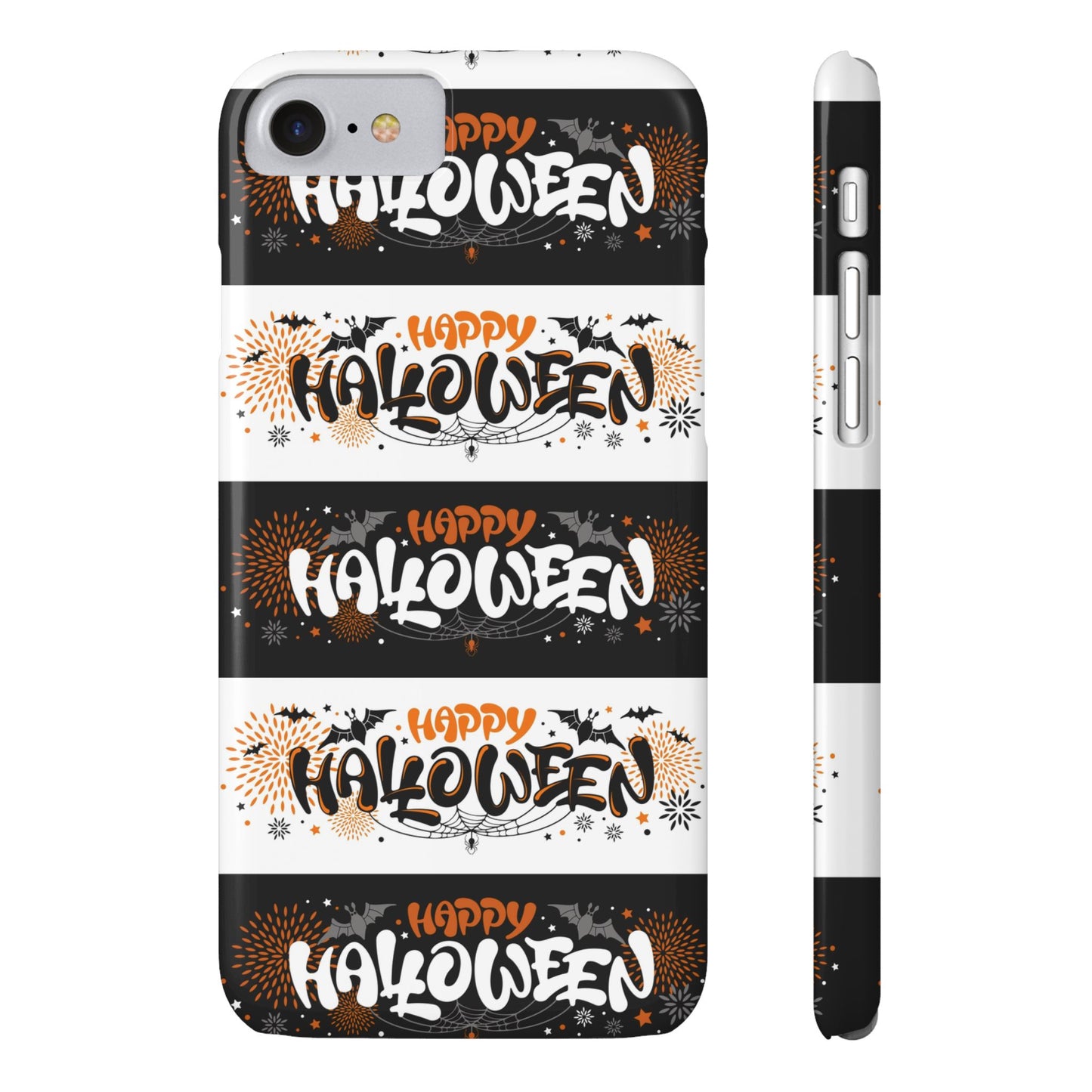 Embrace the spooky season with the Happy Halloween iPhone Case