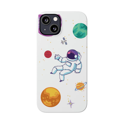 Astronaut Slim iPhone Cases - Elevate Your Device with Cosmic Style