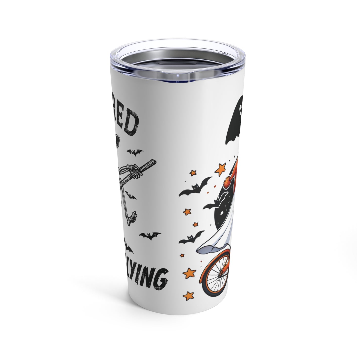 Dead Tired But Still Flying Halloween Tumbler