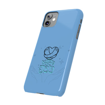 Believe In You Blue Slim iPhone X-15