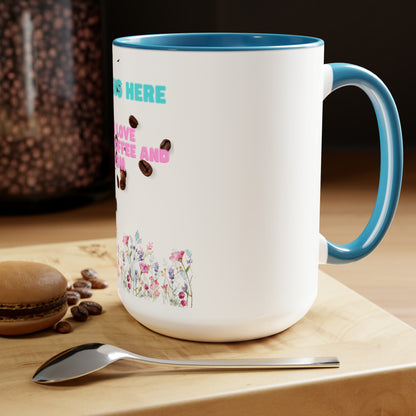 Sip in Style with Our Two-Tone 15oz Coffee Mug - Embrace Your Love Language: Sarcasm!