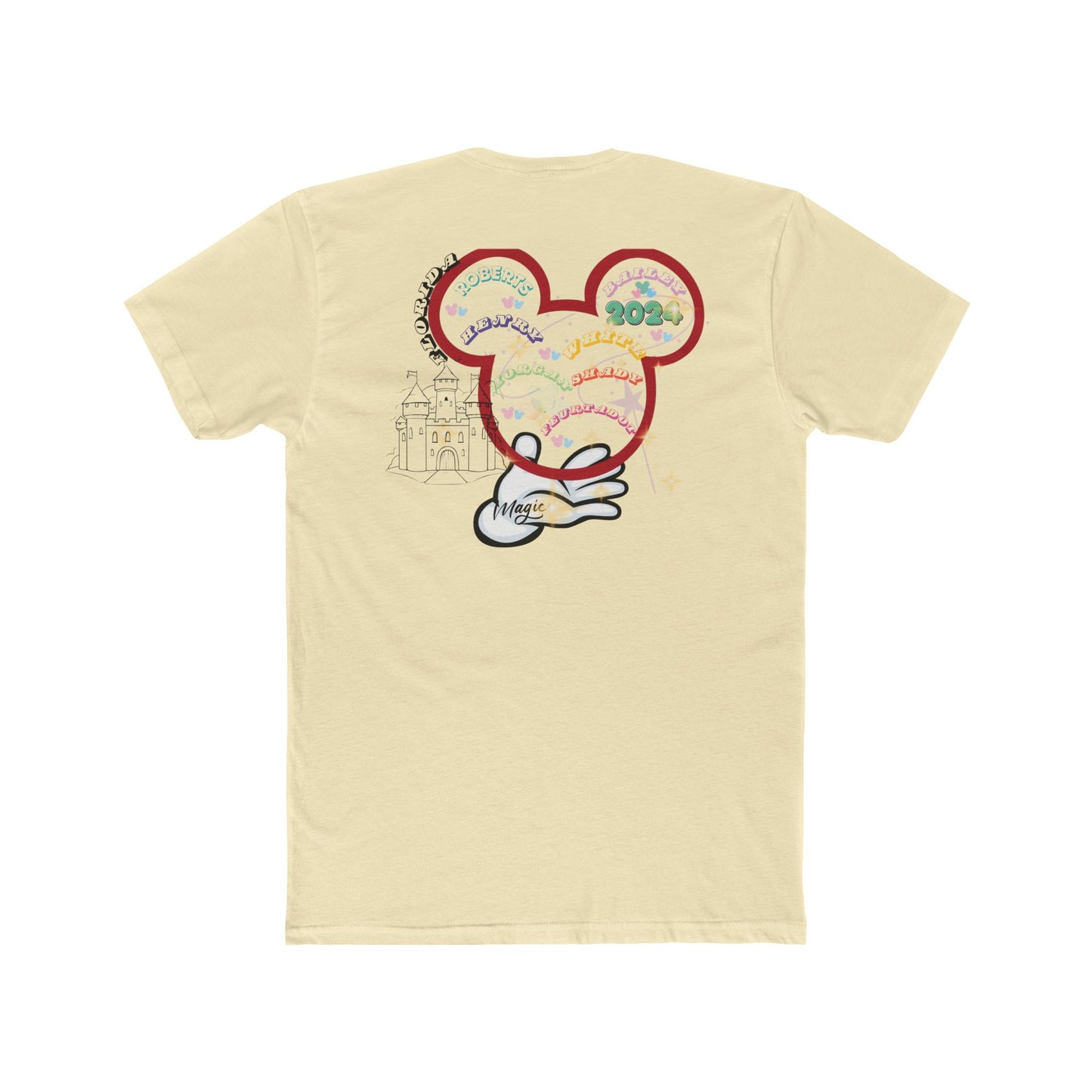 Celebrate Your Unforgettable 2024 Florida Family Vacation with Disney Characters T-Shirt