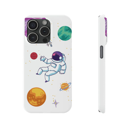 Astronaut Slim iPhone Cases - Elevate Your Device with Cosmic Style