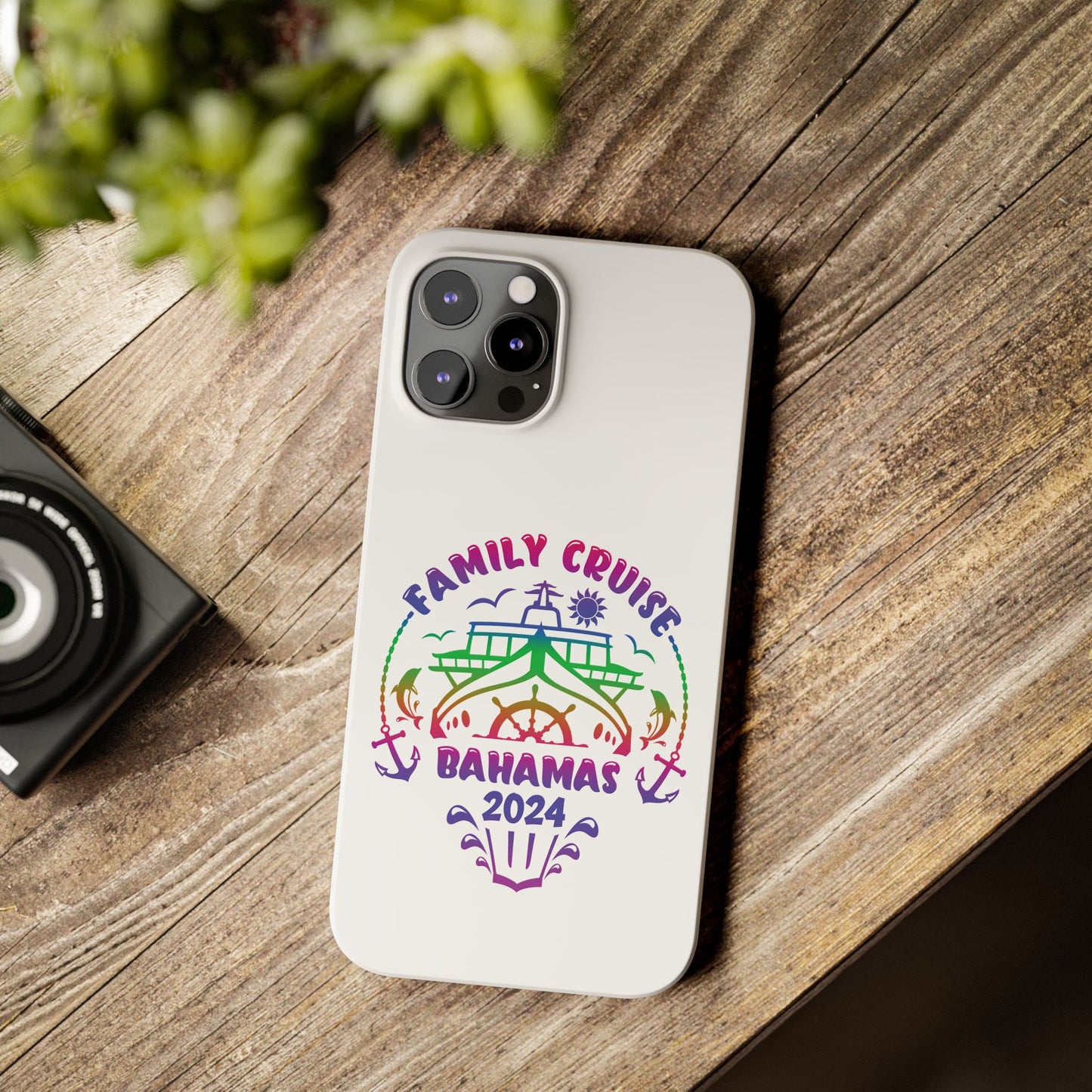 Family Cruise Bahamas iPhone Case With High Detail Design