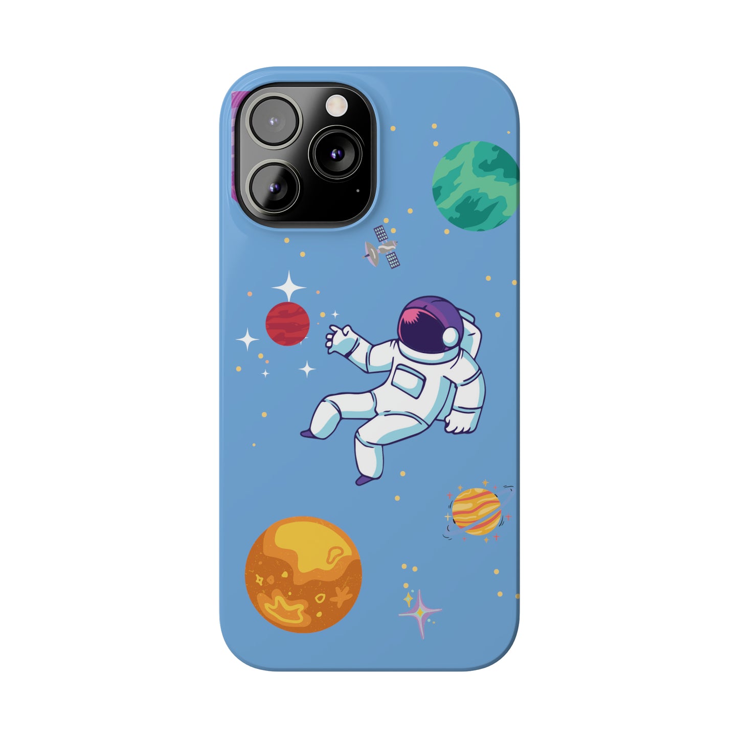 Astronaut Slim iPhone Cases - Stylish Protection for iPhone 11, 12, 13, 14, 15