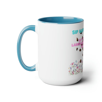 Sip in Style with Our Two-Tone 15oz Coffee Mug - Embrace Your Love Language: Sarcasm!