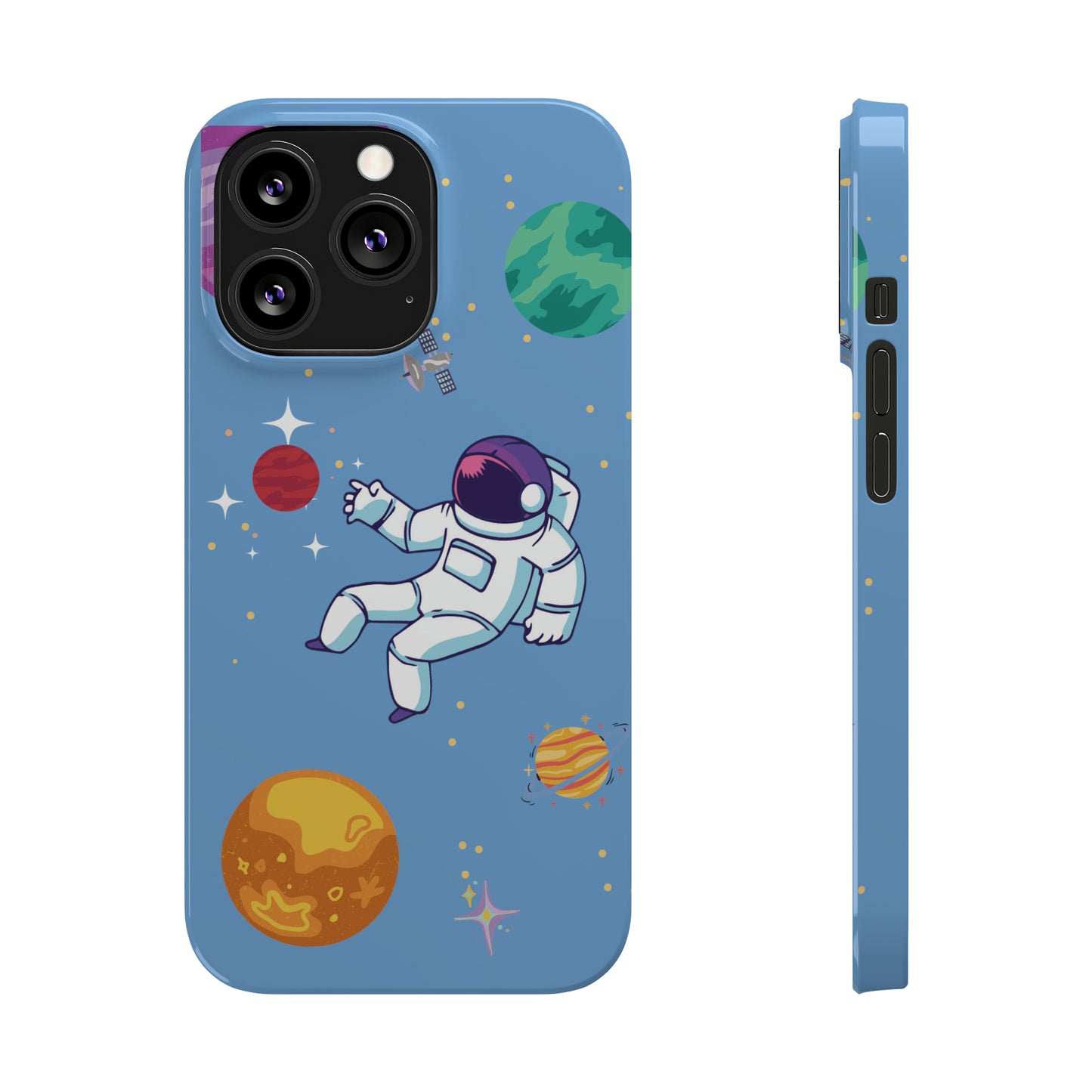 Astronaut Slim iPhone Cases - Stylish Protection for iPhone 11, 12, 13, 14, 15