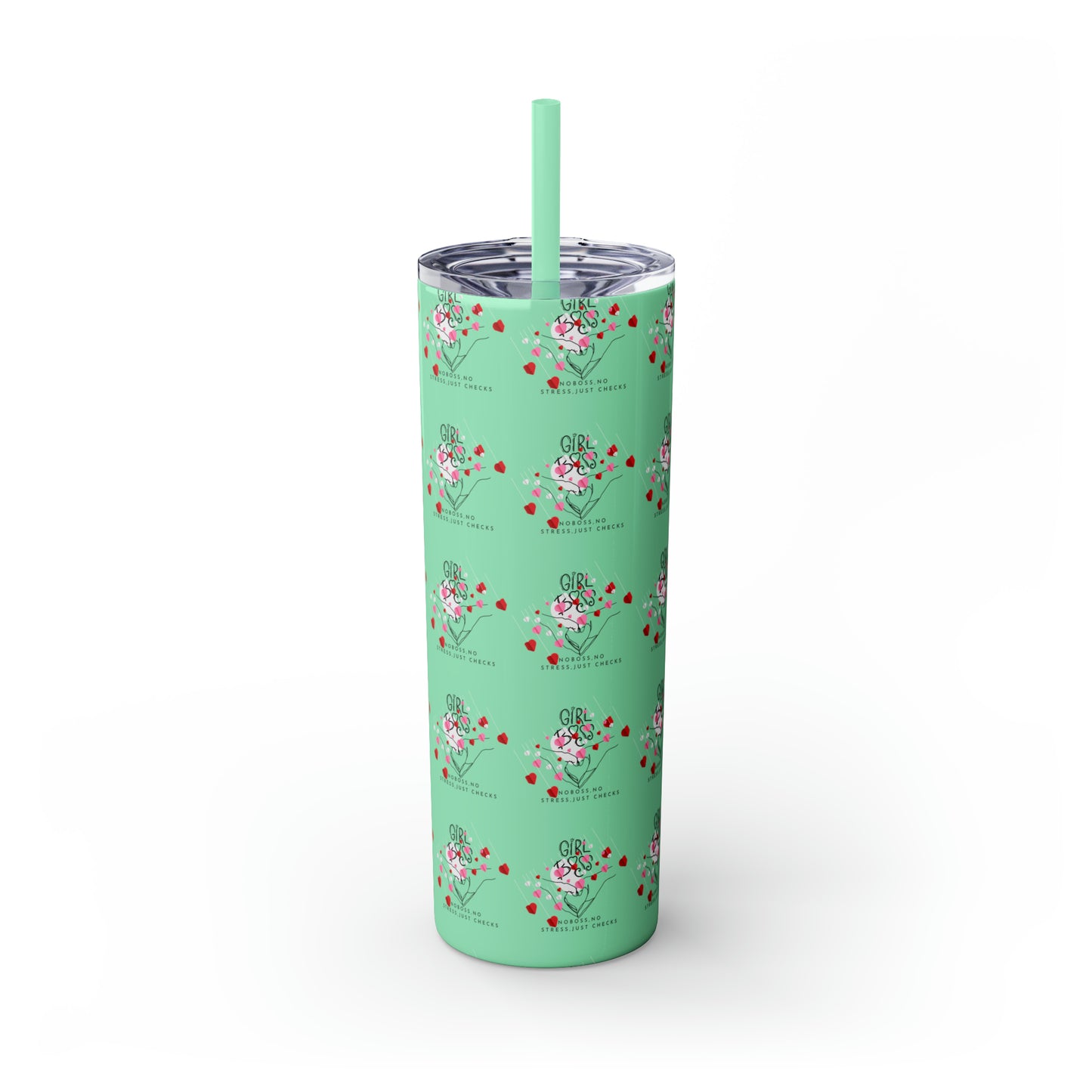 Skinny Girl Boss HOT & COLD Cup/Tumbler with Straw, 20oz