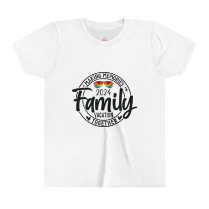 Youth Short Sleeve Making Memories Together Florida 2024 Family Vacation