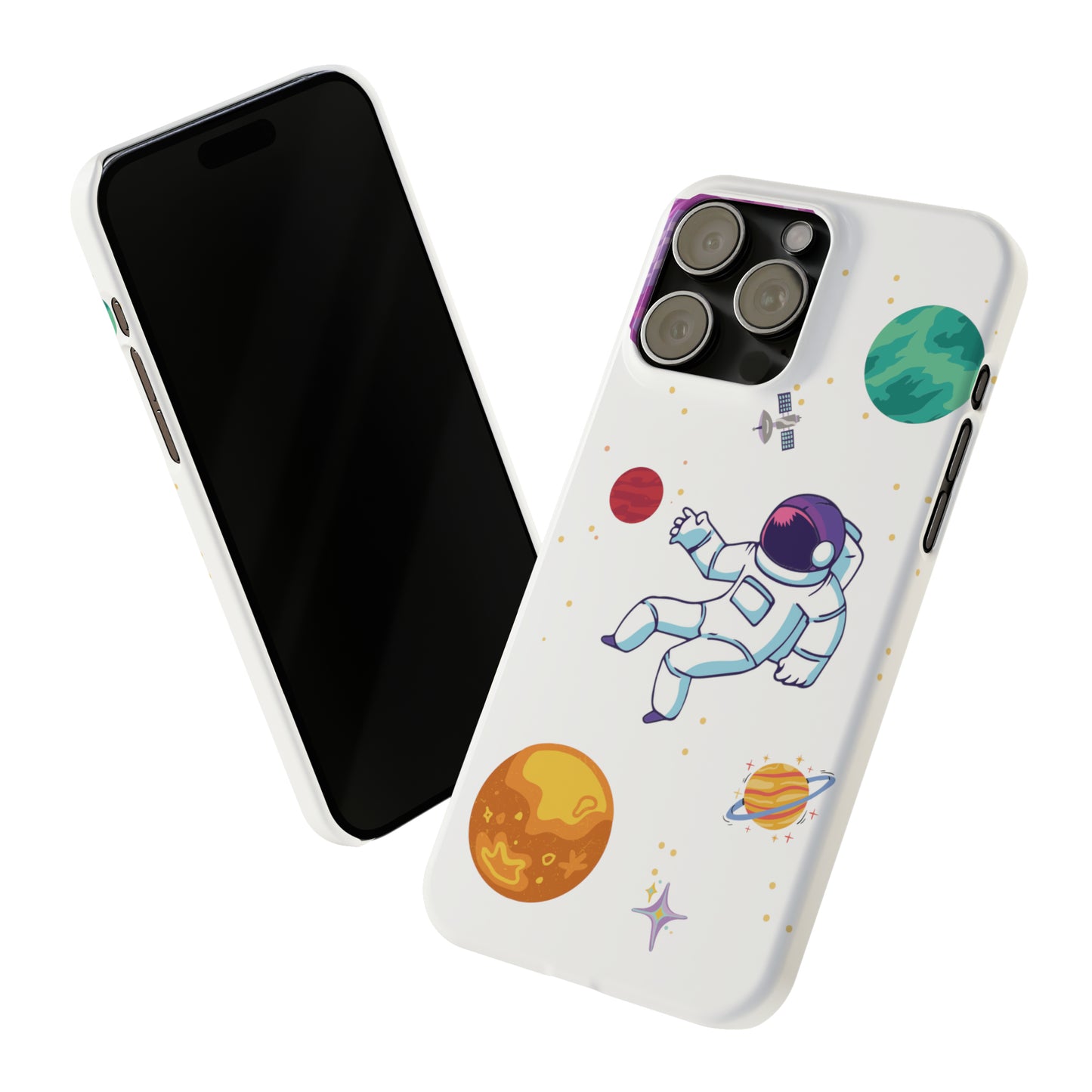 Astronaut Slim iPhone Cases - Elevate Your Device with Cosmic Style