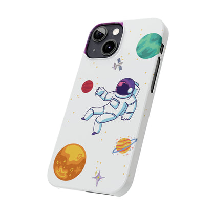 Astronaut Slim iPhone Cases - Elevate Your Device with Cosmic Style