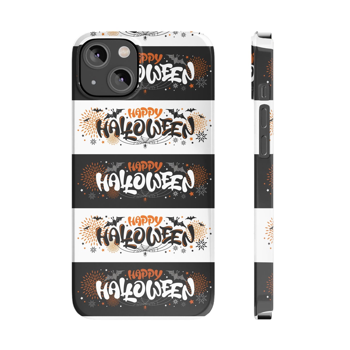 Embrace the spooky season with the Happy Halloween iPhone Case