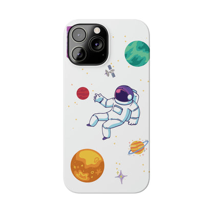 Astronaut Slim iPhone Cases - Elevate Your Device with Cosmic Style