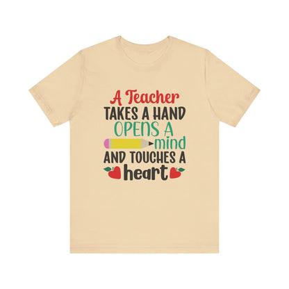 Inspirational Teacher Jersey Quote T-Shirt