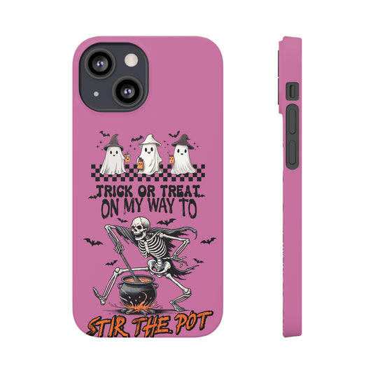 On My Way To Stir The Pot - Halloween iPhone Case