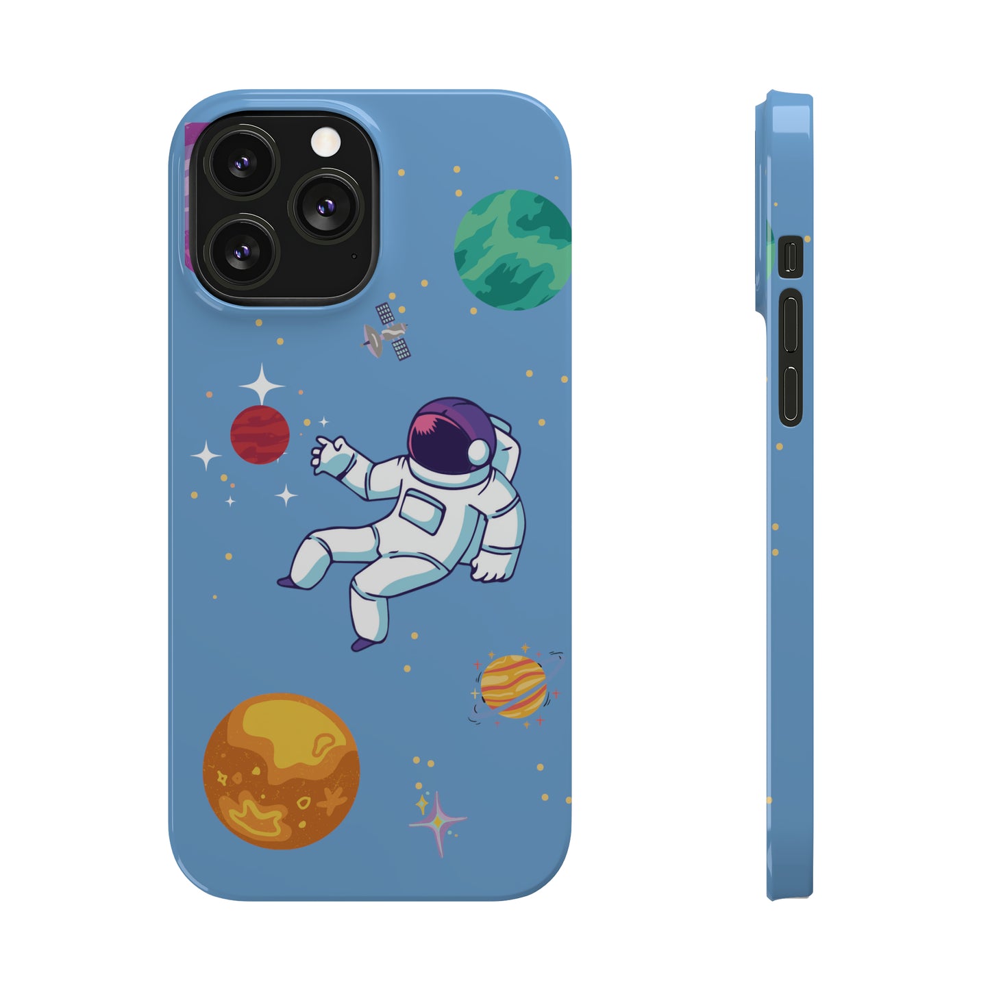 Astronaut Slim iPhone Cases - Stylish Protection for iPhone 11, 12, 13, 14, 15