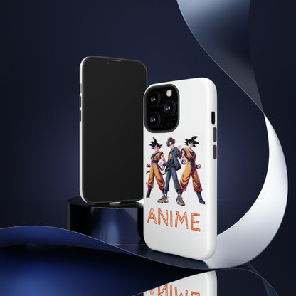 Tough Anime Goku iPhone Premium Protective Phone Cases for Apple, Samsung, and Google Devices