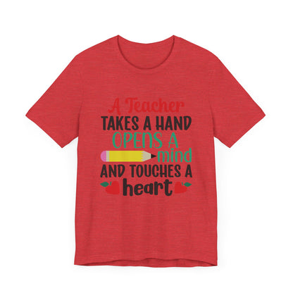 Inspirational Teacher Jersey Quote T-Shirt