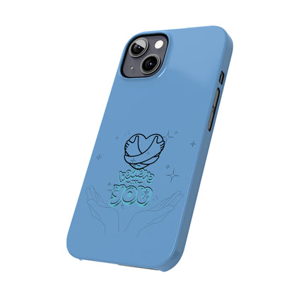 Believe In You Blue Slim iPhone X-15