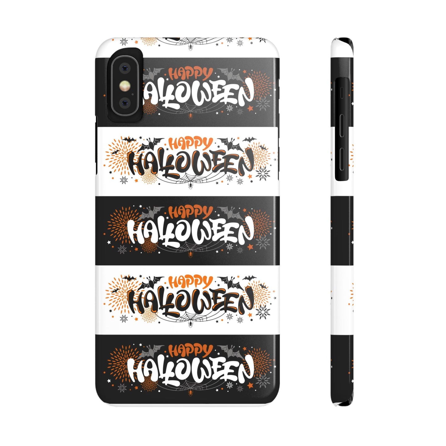 Embrace the spooky season with the Happy Halloween iPhone Case