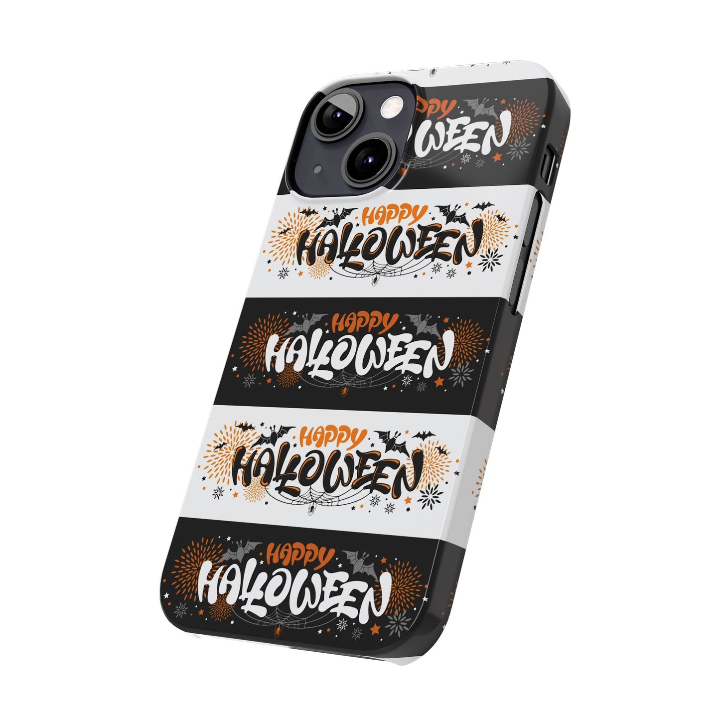 Embrace the spooky season with the Happy Halloween iPhone Case