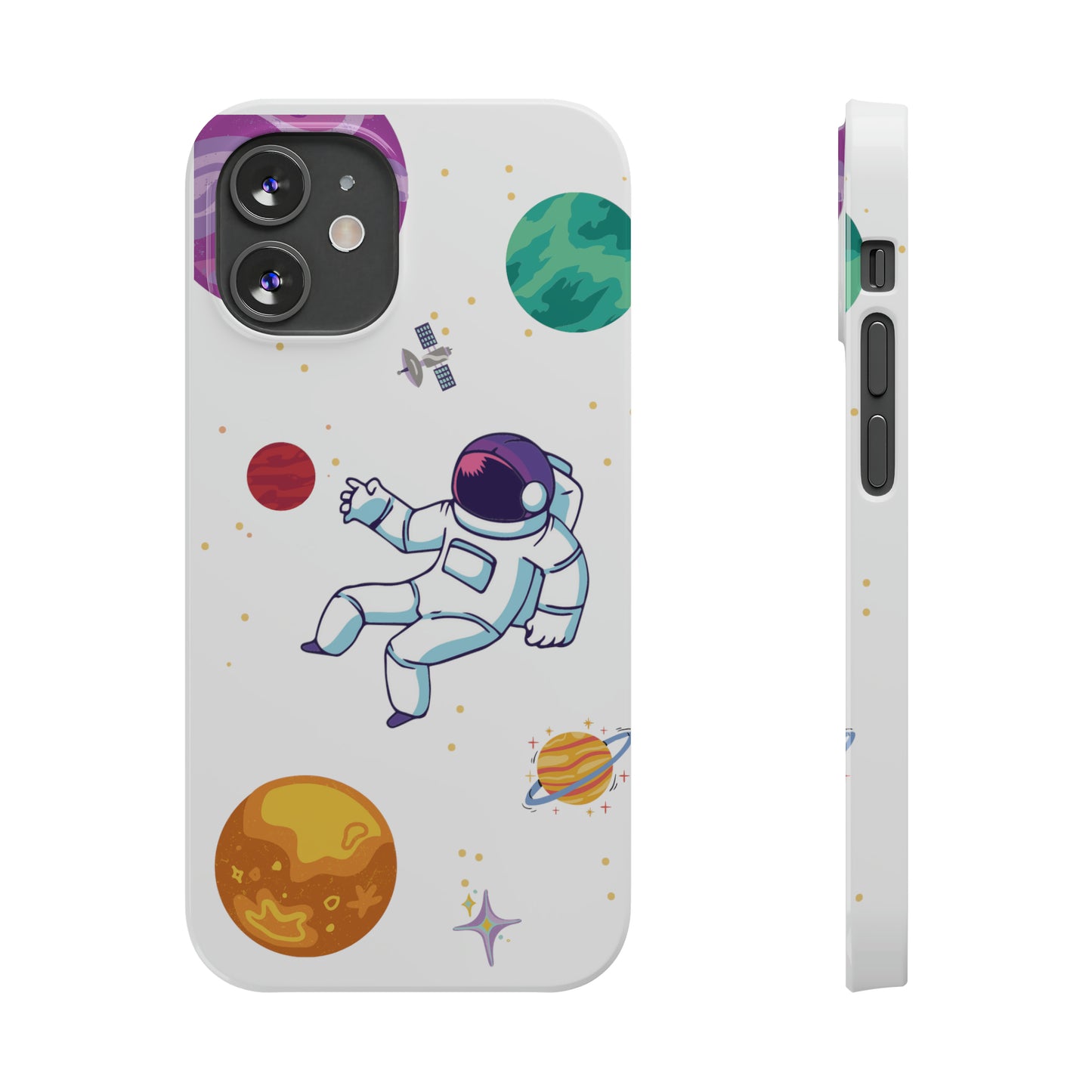 Astronaut Slim iPhone Cases - Elevate Your Device with Cosmic Style