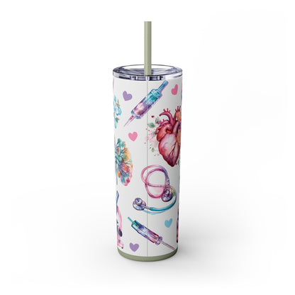 Nurse Tumbler - Personalized Skinny Tumbler for Healthcare Heroes