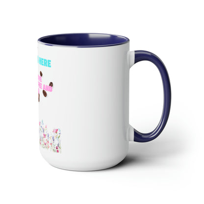 Sip in Style with Our Two-Tone 15oz Coffee Mug - Embrace Your Love Language: Sarcasm!