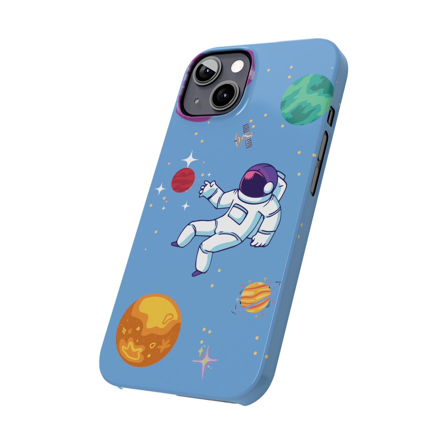 Astronaut Slim iPhone Cases - Stylish Protection for iPhone 11, 12, 13, 14, 15