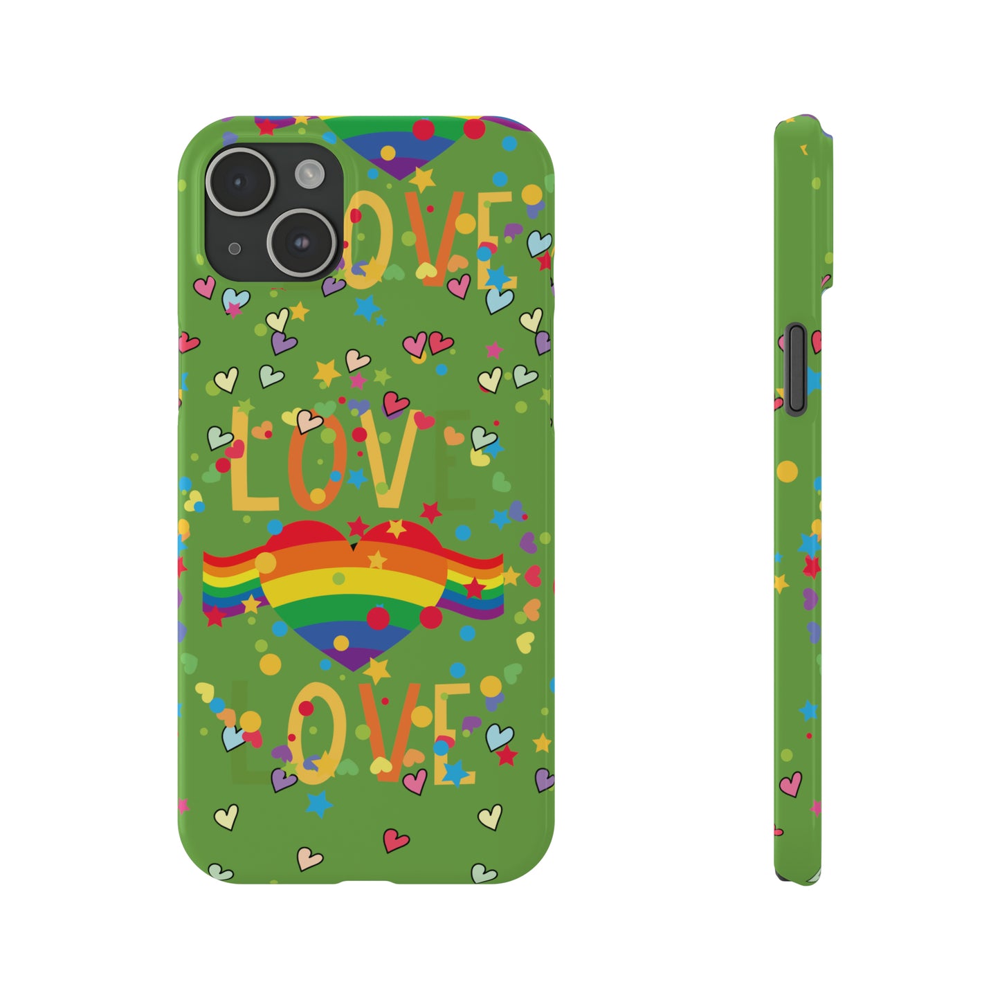 LOVE Colorful Rainbow Flexible iPhone Case Series