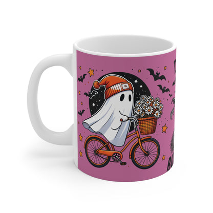 Start Your Day with a Spooky Twist Halloween Coffee Mug 11oz