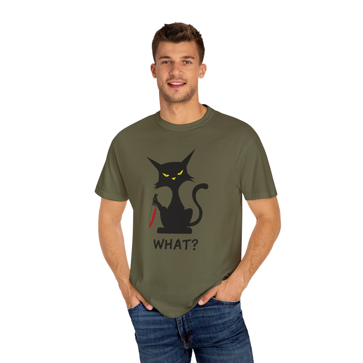 What, Meow Comfort Colors 1717 Customizable Garment-Dyed T-Shirt T-shirt