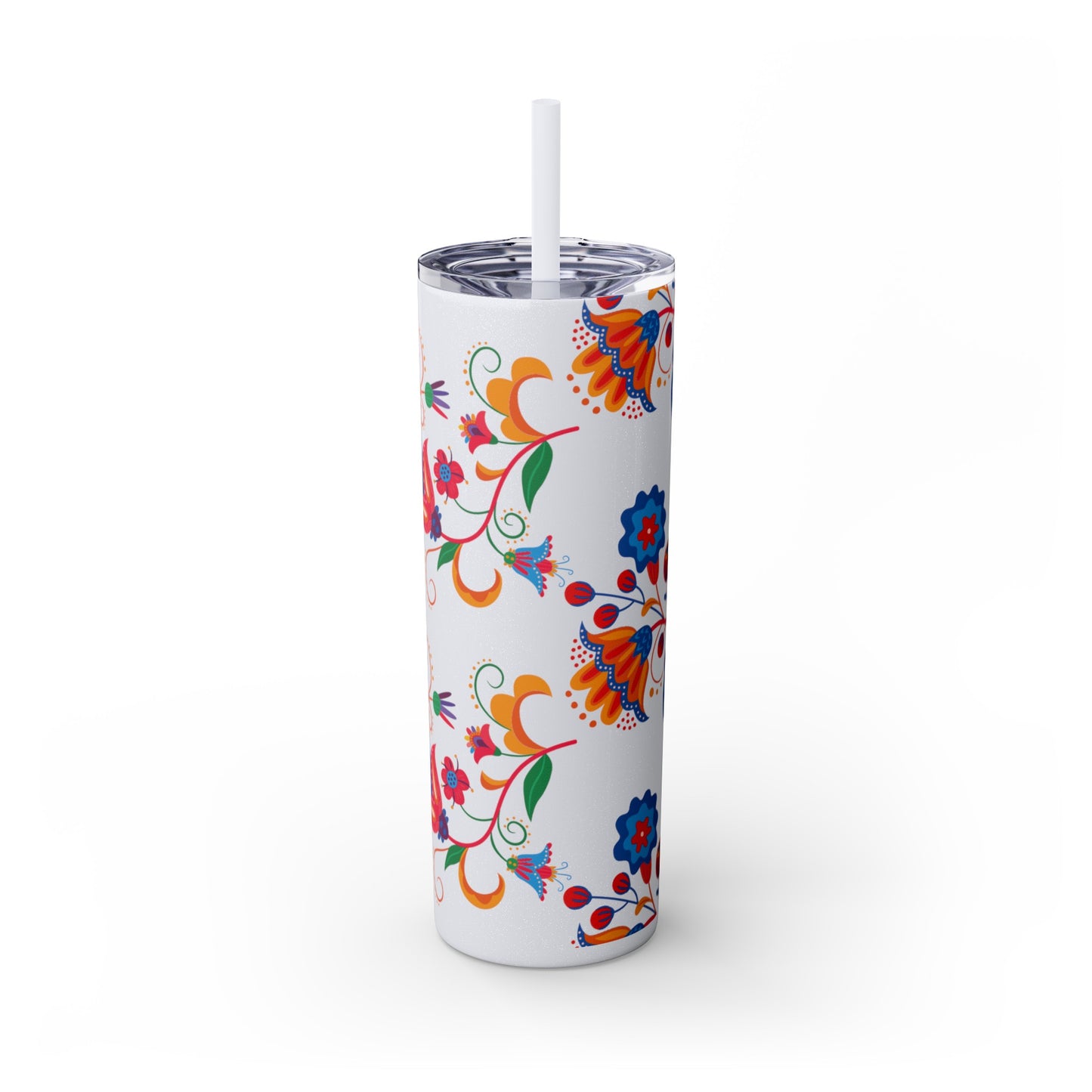 Skinny Tumbler with Straw, 20oz