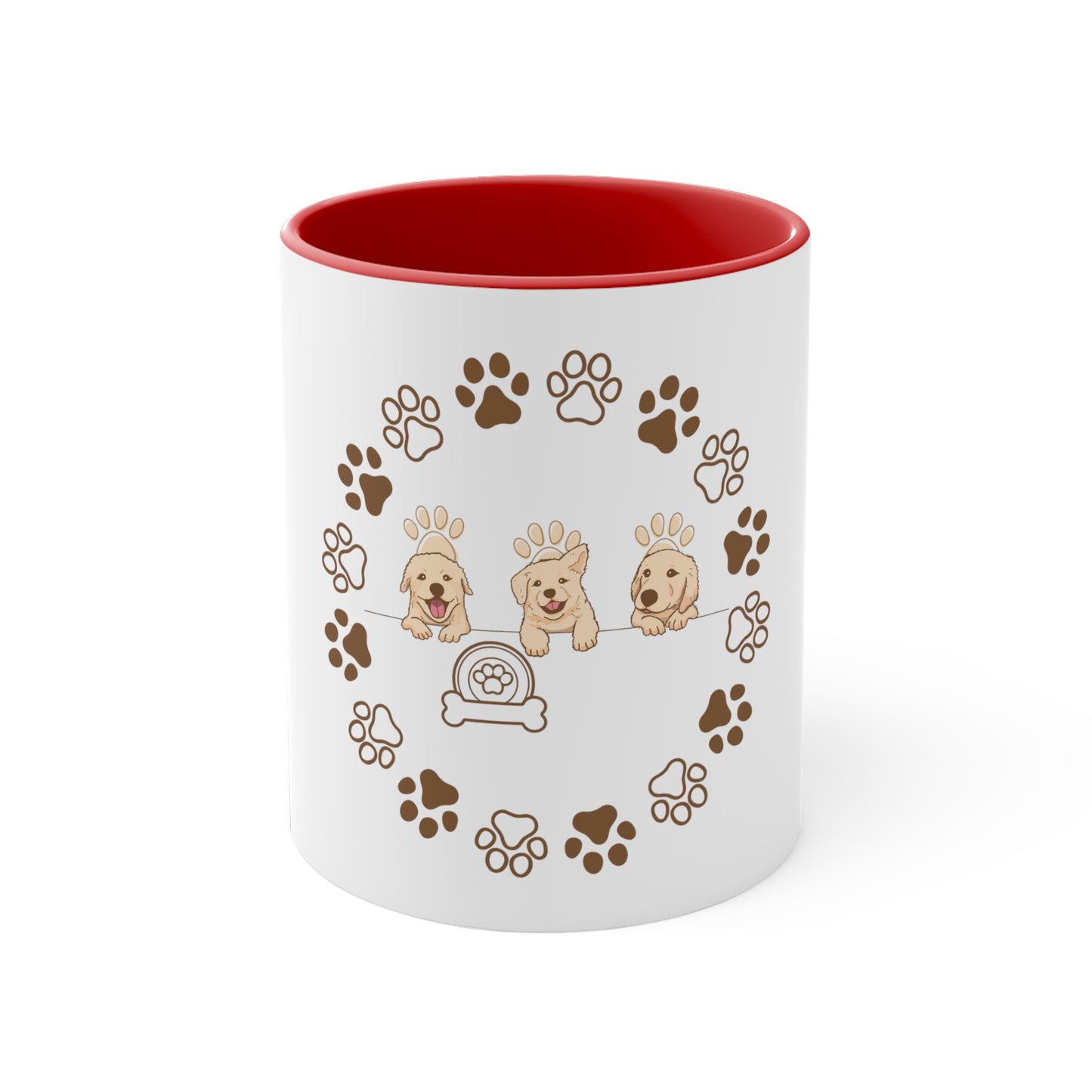 Unleash the Love: Personalized Pet Dog 11oz Accent Mug for Pawsome Mornings