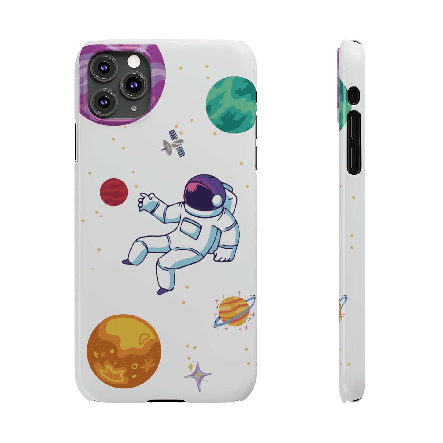 Astronaut Slim iPhone Cases - Elevate Your Device with Cosmic Style