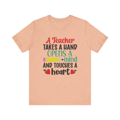 Inspirational Teacher Jersey Quote T-Shirt