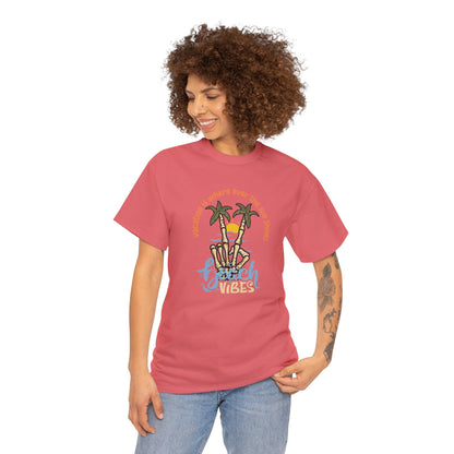 Elevate The Vibes Vacation Unisex Heavy Cotton Tee