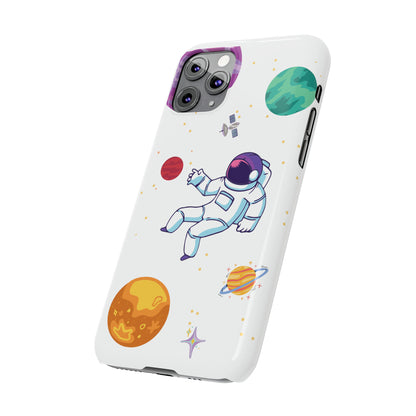 Astronaut Slim iPhone Cases - Elevate Your Device with Cosmic Style