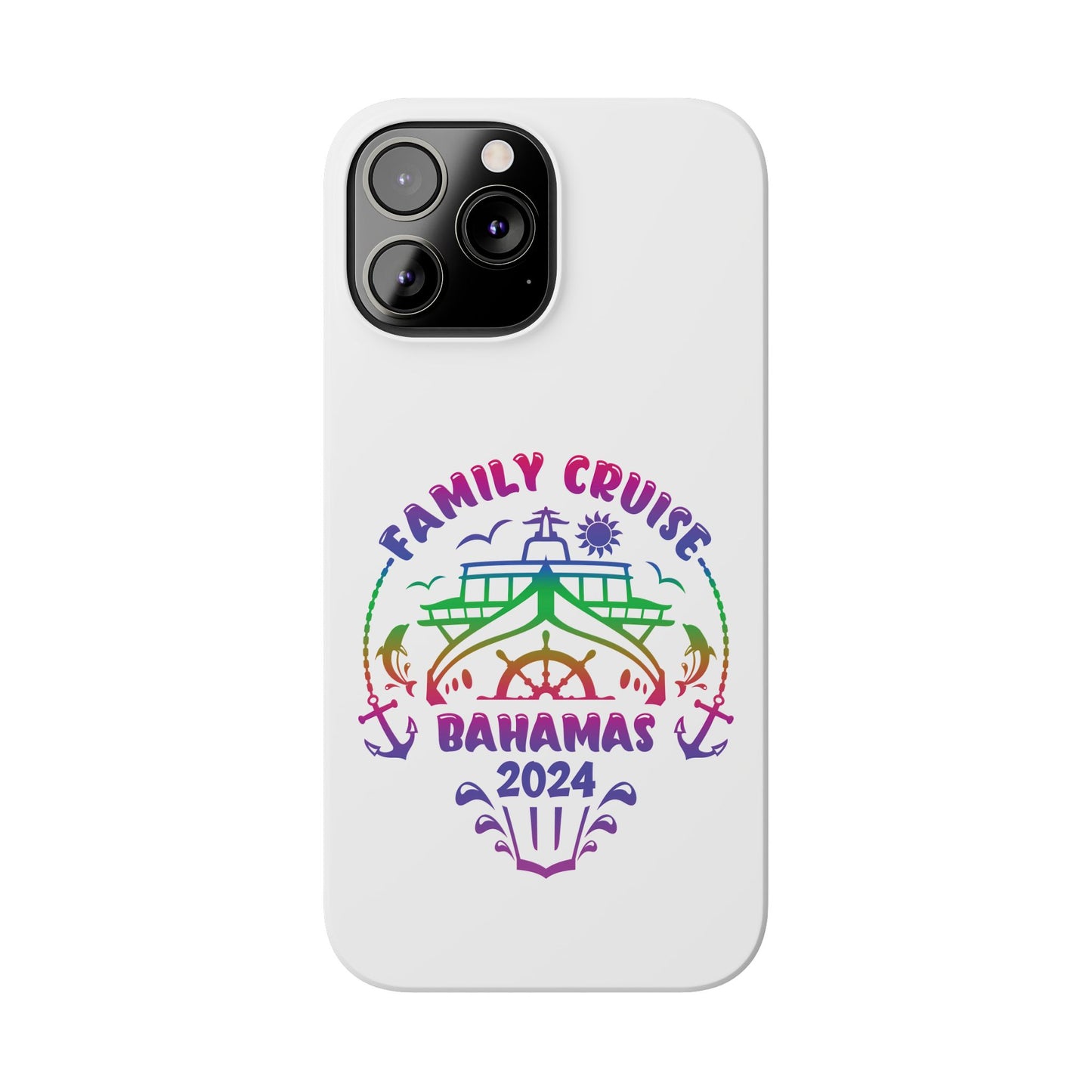 Family Cruise Bahamas iPhone Case With High Detail Design