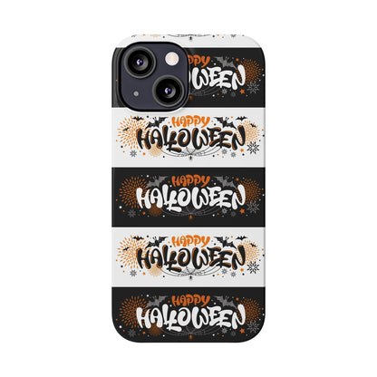 Embrace the spooky season with the Happy Halloween iPhone Case