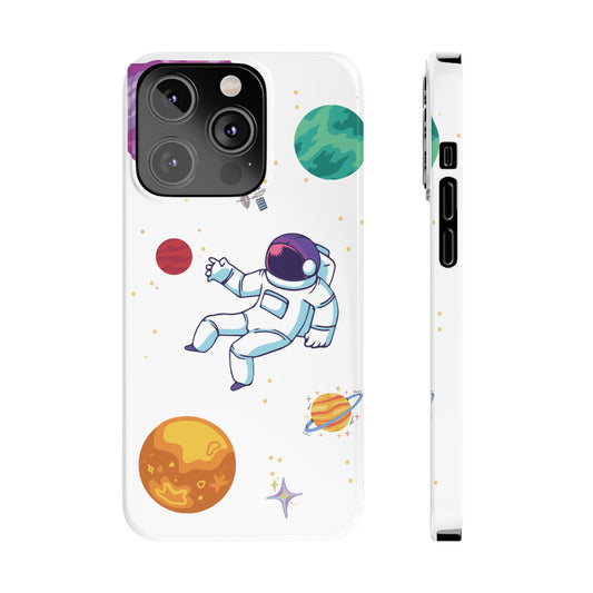 Astronaut Slim iPhone Cases - Elevate Your Device with Cosmic Style
