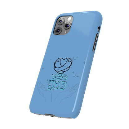 Believe In You Blue Slim iPhone X-15